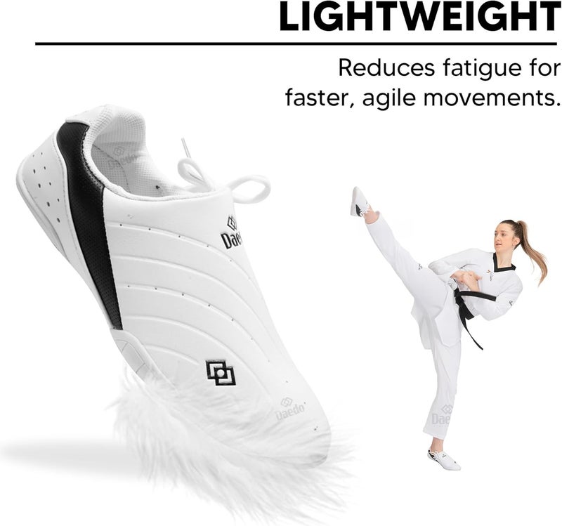 Dae Do Taekwondo Shoes “KIX” - Microfiber Outer Layer, Rubber Outsole, Lightweight and Elastic Design for Comfortable Taekwondo Training - Image 5